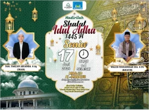 Waled Muhammad Isa, S.Pd dijadwalkan menjadi Khatib pada Shalat Hari Raya Idul Adha 1445 Hijriyah / 2024 Masehi di Masjid Al-Mabrur, Gampong Meunasah Mesjid Kecamatan Muara Dua, Kota Lhokseumawe. Sementara Tgk. Fauzan Arianda, S.Ag akan mengimami Shalat Hari Raya Idul Adha 1445 Hijriyah di Masjid Al-Mabrur yang akan dilaksanakan pada hari Senin, 17 Juni 2024. Demikian disampaikan oleh Ketua Badan Kemakmuran Masjid (BKM) Al-Mabrur, Meunasah Mesjid, Dr. Tgk. Hamdani, MA pada hari Sabtu (15/6/2024). Lebih lanjut disampaikan, Waled Muhammad Isa, S.Pd merupakan Pimpinan Dayah Darul Mukhlishin Al-Munawwarah, Gampong Meunasah Mesjid, Kecamatan Muara Dua, Kota Lhokseumawe. Sedangkan Tgk. Fauzan Arianda, S.Ag merupakan seorang Qari dan Tahfidzul Qur’an yang sering menjadi Imam Shalat berbagai masjid di Kota Lhikseumawe, baik untuk Shalat Hari Raya, Shalat Jumat, Shalat Tarawih, dan shalat lainnya. Sementara Ketua Panitia Shalat Hari Raya Idul Adha 1445 Hijriyah/2024 Masehi di Masjid Al-Mabrur, Tgk. Fachrul Radhi, S.H menyampaikan, menghimbau dan mengajak seluruh masyarakat Gampong Meunasah Mesjid agar berbondong-bondong menuju Masjid Al-Mabrur untuk bersama-sama mengkumandangkan Takbir, melaksanakan Shalat Hari Raya dan mendengarkan Khutbah Idul Adha 1445 Hijriyah. Waled Isa Khatib dan Tgk. Fauzan Arianda Imam Shalat Hari Raya Idul Adha 1445 H di Masjid Al-Mabrur Lhokseumawe “Insya Allah Shalat Hari Raya Idul Adha 1445 Hijriyah/2024 Masehi di Masjid Al-Mabrur kita mulai pukul 07.20 WIB, untuk itu jamaah agar dapat hadir lebih cepat karena sebelum shalat kita akan mengkumandang Takbir yang dipimpin oleh Remaja Masjid Al-Mabrur", lanjut Tgk. Fachrul. Setelah selesai khutbah masyarakat dihimbau untuk tidak langsung pulang, karena akan dilanjutkan dengan acara silaturrahmi dan bersalam-salaman sambil bershalawat. Beberapa shalawat yang akan dibaca pada acara salam-salaman antara lain Shalawat Jibril, Shalawat Asyghil, dan shalawat lainnya, tutup Tgk. Fachrul Radhi yang merupakan Sekretaris BKM Masjid Al-Mabrur.