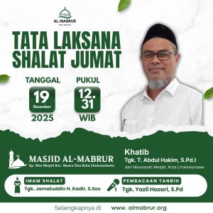 Agenda Jum'at - 19 Desember 2025