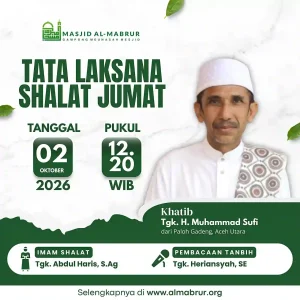 Agenda Jum'at 02 Oktober 2026